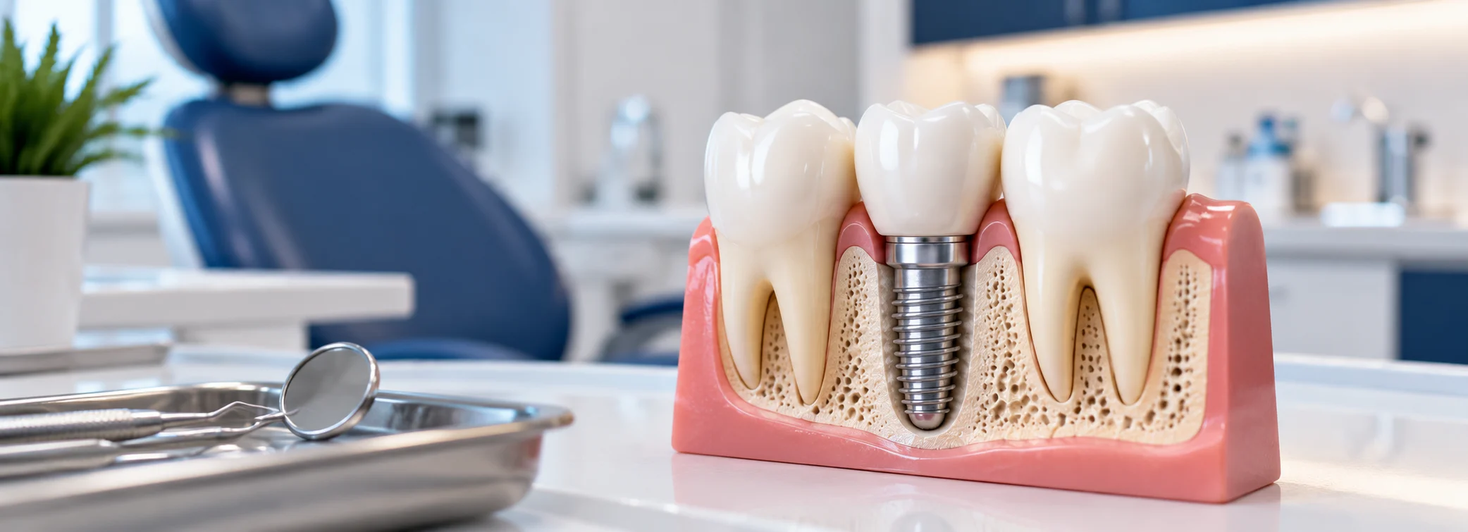 Multiple implants / implant bridge